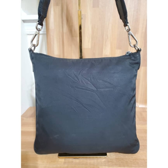 Authentic Prada Black Tessuto Nylon Messenger Crossbody Bag - Picture 8 of 12
